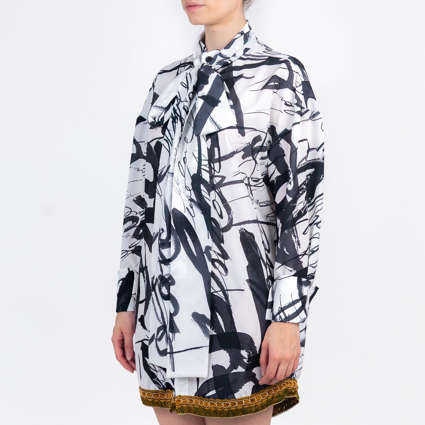 Camisa Casa Ayala – Blanco y Negro