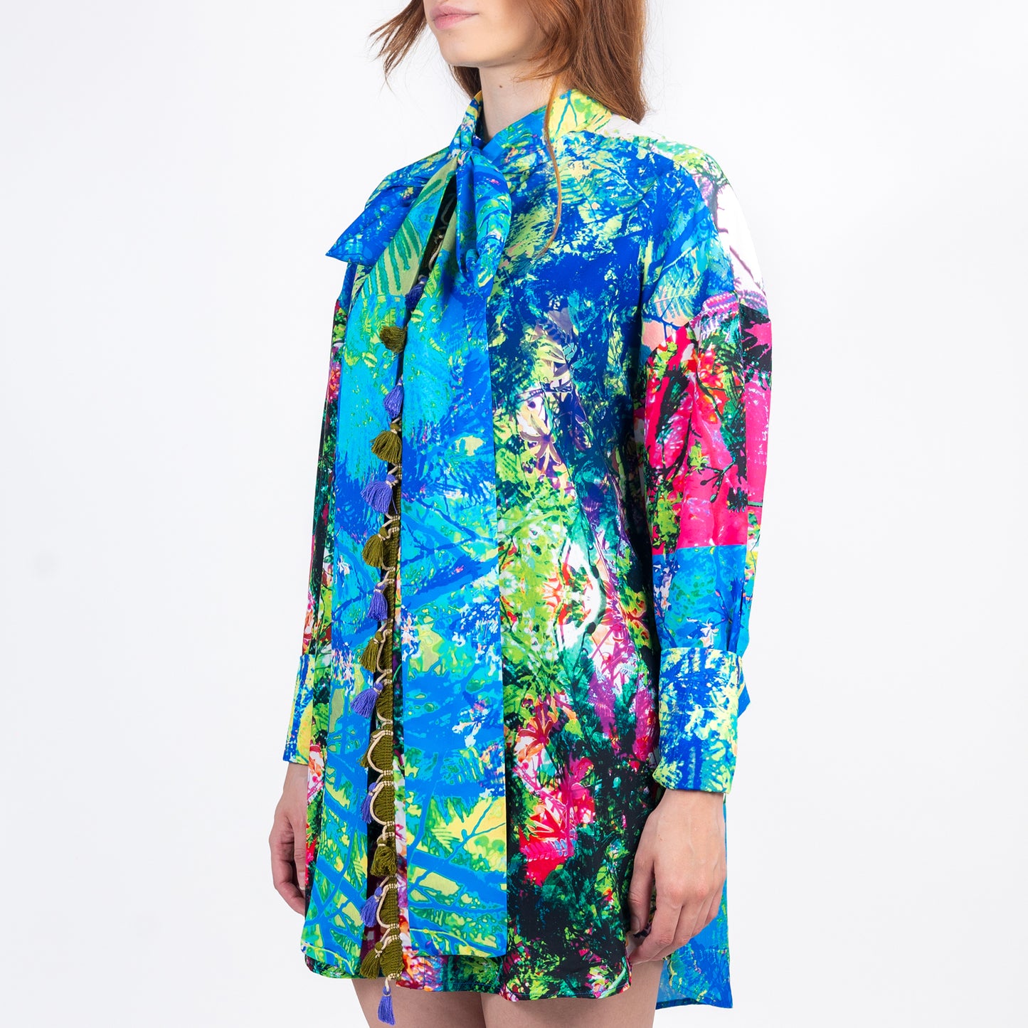 Camisa Casa Ayala – Azul y Verde Profundo