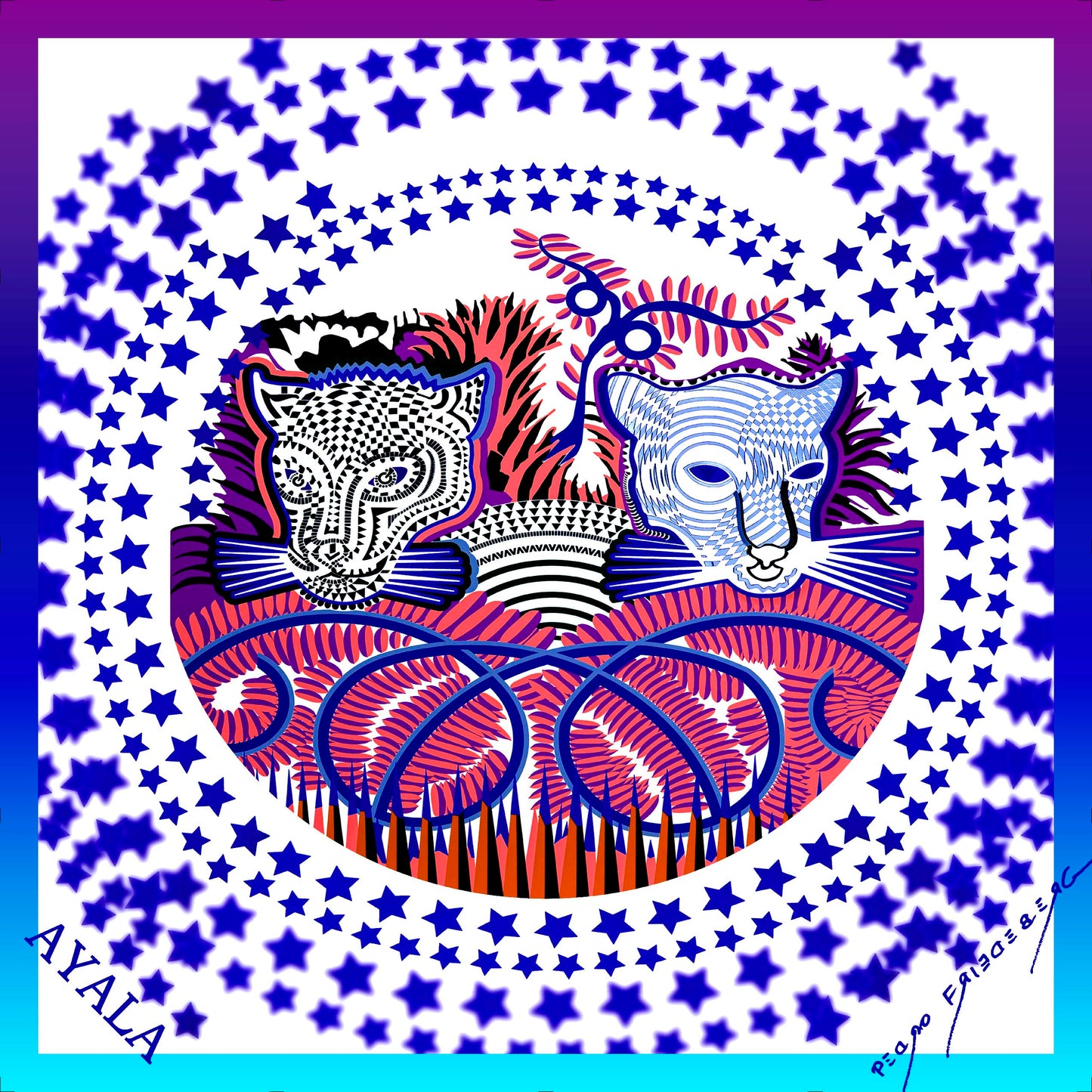 JAGUARES II (homenaje a Diana Friedeberg)