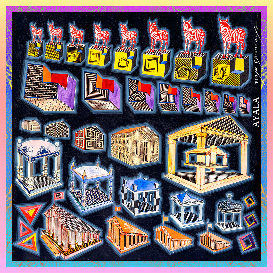 PEDRO FRIEDEBERG PINK 45x45