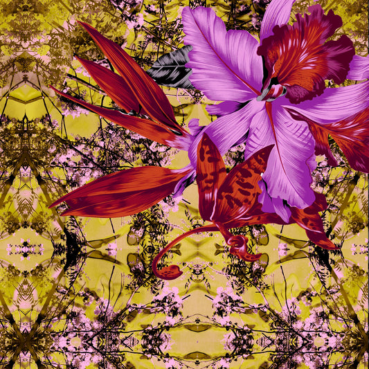 Pañuelo 100% de seda - 40x40cm AYALA